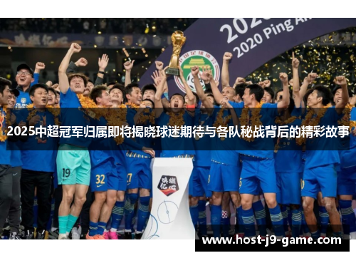 2025中超冠军归属即将揭晓球迷期待与各队秘战背后的精彩故事